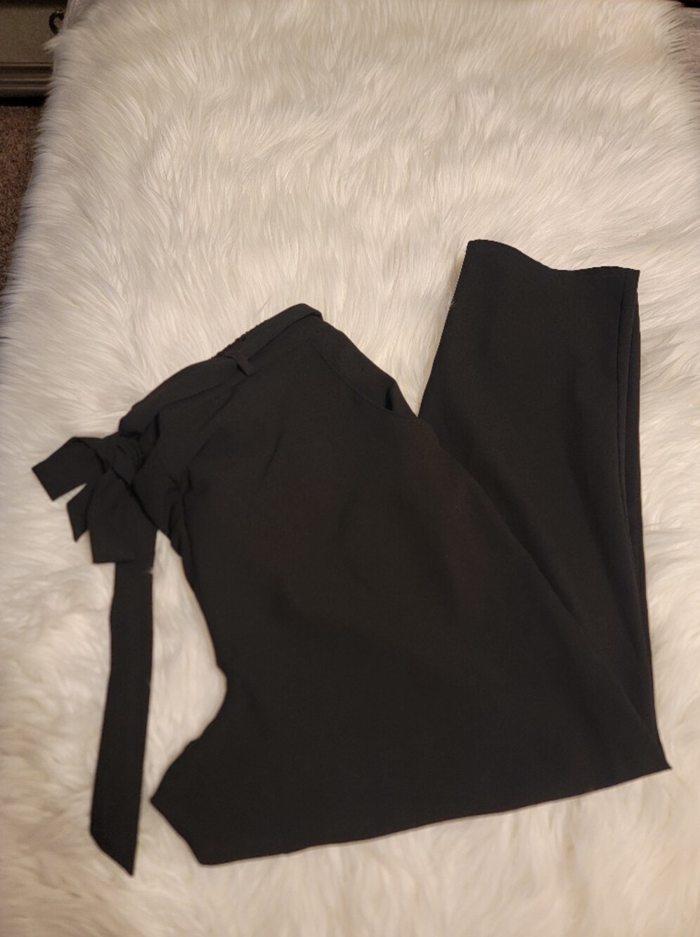 Xhilaration Black Tie-Front Pant